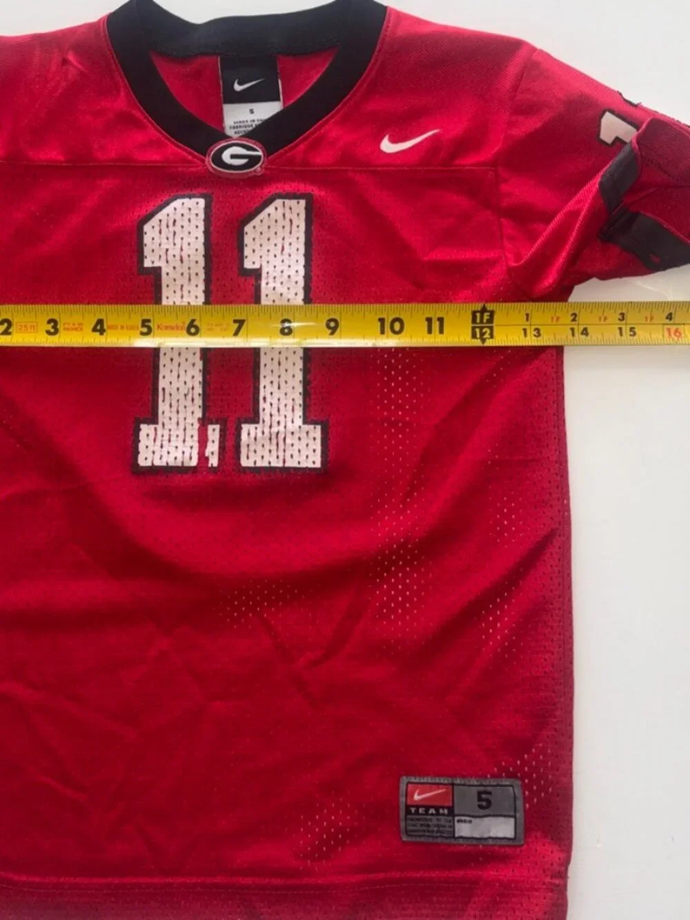 Kids' Nike UGA Georgia Bulldog Football #11 XI Jalon Walker SEC Sic Em Dawgs 5